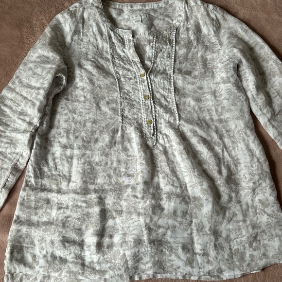 🌸✨ Vintage Top | 100% Linen - Picture 3 of 6